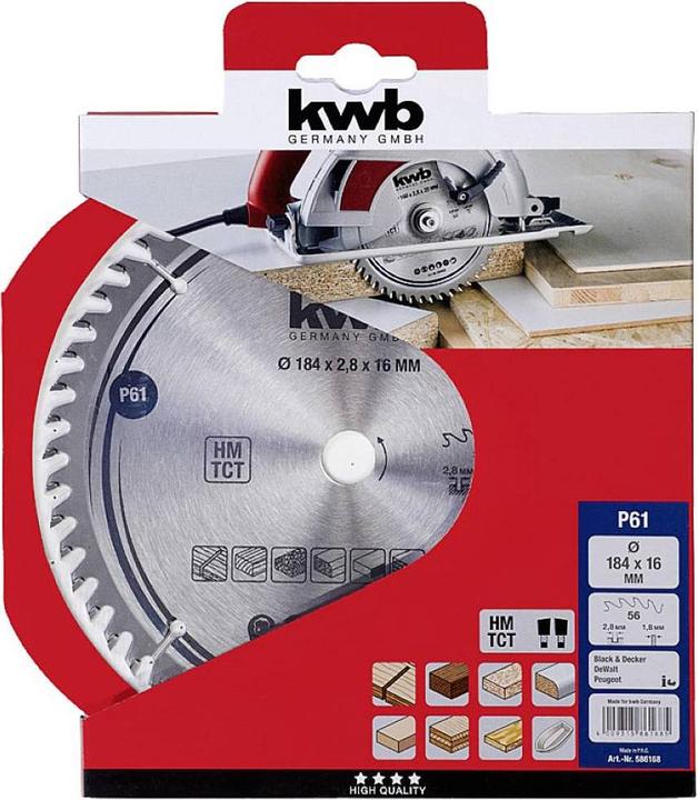 Produktbild kwb Hartmetall Kreissägeblatt