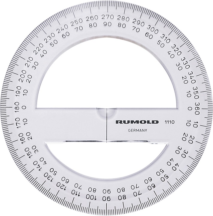 Immagine prodotto Rumold Goniometro della scuola 360 (100 mm)