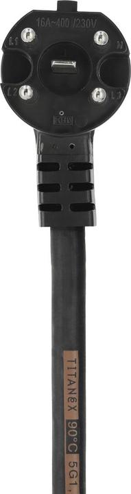 Actual product image Xavax Appliance connection cable with angled power plug, for cooker etc., 2 m (2 m)