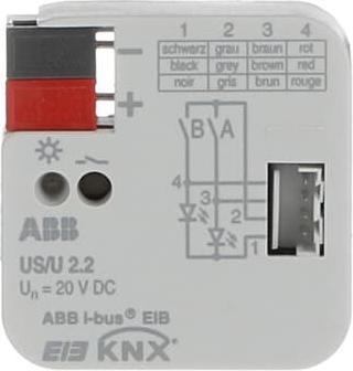 Produktbild Busch-Jaeger Universal-Schnittstelle US/U2.2 ** 2fach