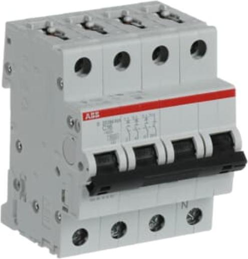Produktbild ABB S203M-C16NA Sicherungsautomat C-Char.,10kA,16A,3P,+N A