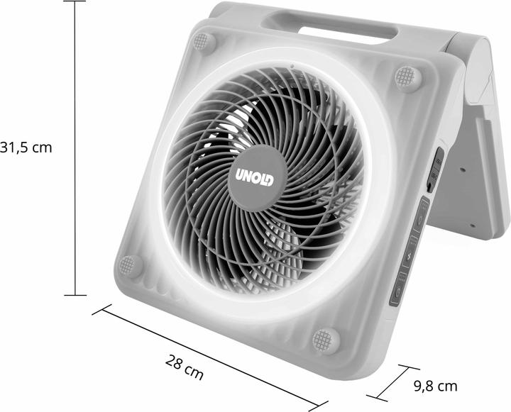 Actual product image Unold Solarventilator Camping 86517