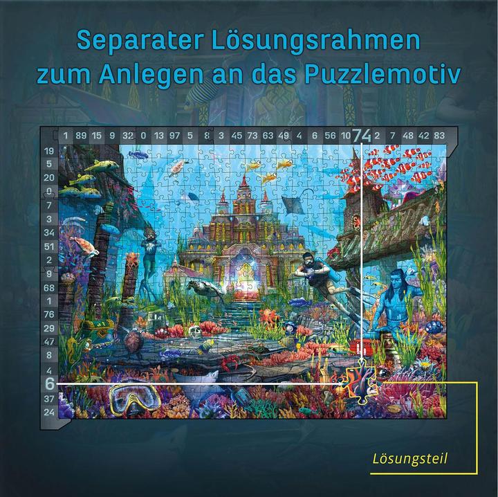 Produktbild Kosmos EXIT® - Das Puzzle Der Schlüssel zu Atlantis (500.50 Teile)