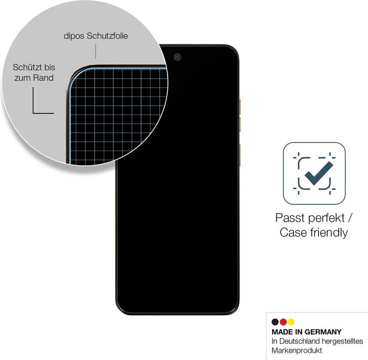 Actual product image Dipos Anti-Shock Screen Protector Matte (1 Piece, Motorola Moto C)
