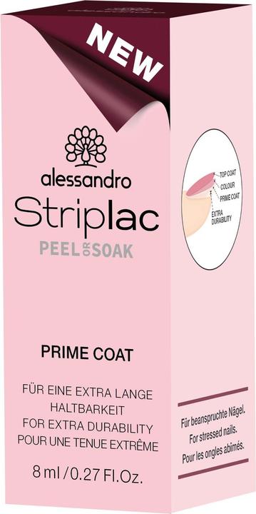 Actual product image Alessandro Striplac Prime Coat (Transparent, Top coat)