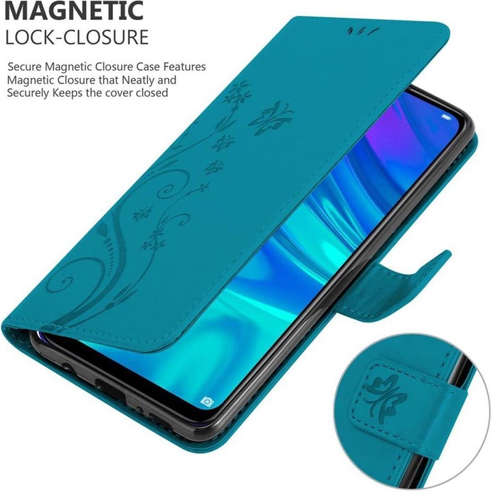 Actual product image Cadorabo Flower Book Cover (Huawei P Smart (2019))