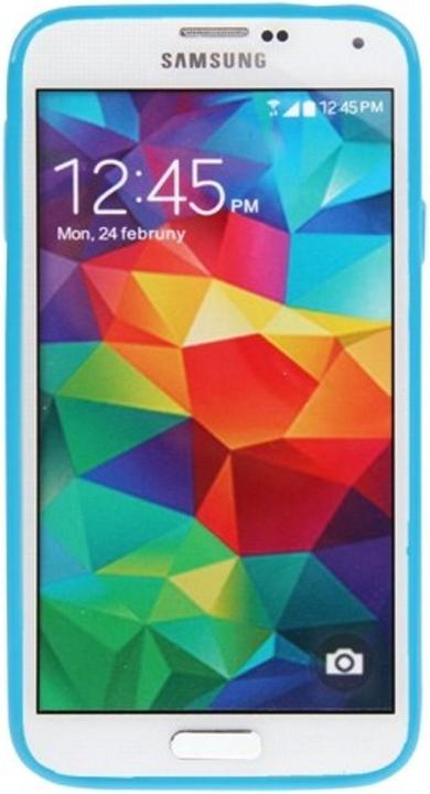 Actual product image König Design Protective cover TPU Case for mobile Samsung Galaxy S5 / S5 Neo Blue (Samsung Galaxy S5, Samsung Galaxy S5 Neo)