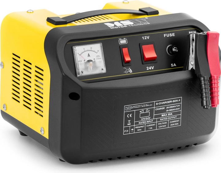 Actual product image MSW Car Battery Charger - jump start - 12 / 24 V - 45 A (12V, 24V, 45 A)