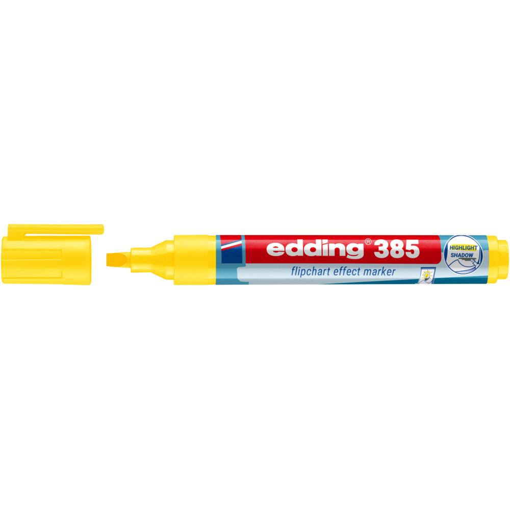 Edding, Marker, 385 - Flipchartmarker (Gelb, 5 mm, 1 x)