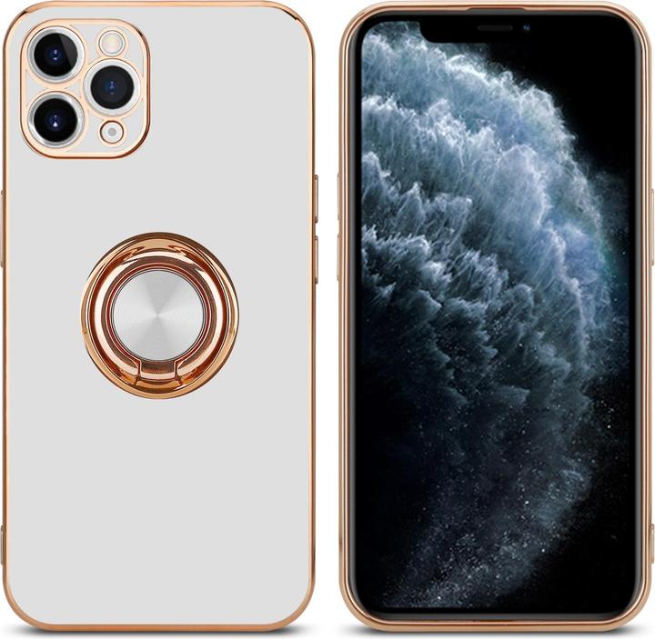 Produktbild Cadorabo Hülle für Apple iPhone 11 PRO MAX im TPU mit Kameraschutz und Ring LM089 Style (Apple iPhone 11 Pro Max)
