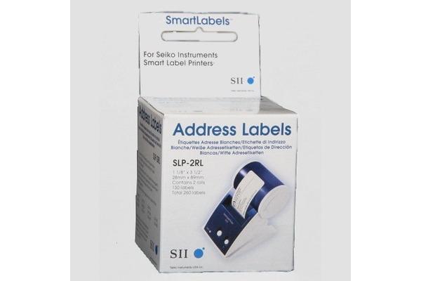 Actual product image Seiko SLP-2RL Address labels