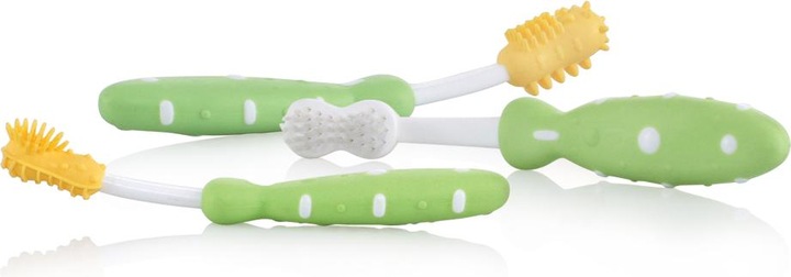 Produktbild Nuby Zahnputztrainer 3er Set (Weich, 1 x)