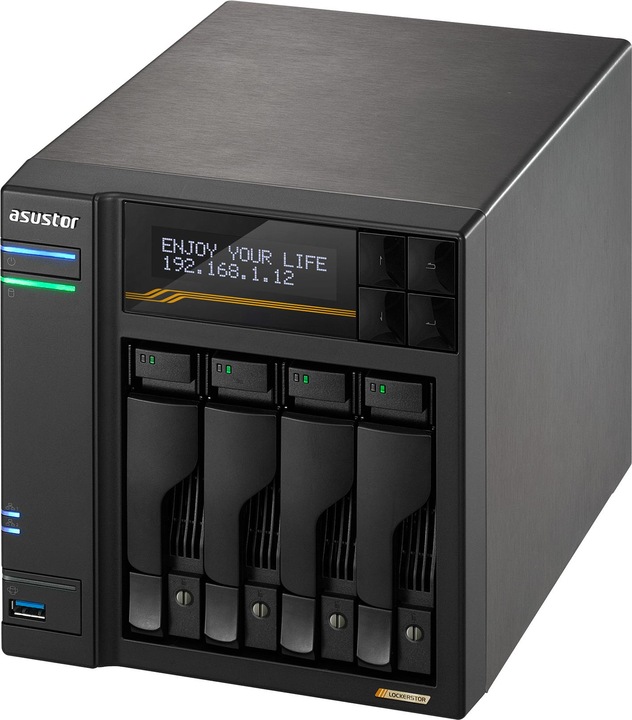 Actual product image Asustor LOCKERSTOR 4 Gen3 AS6804T