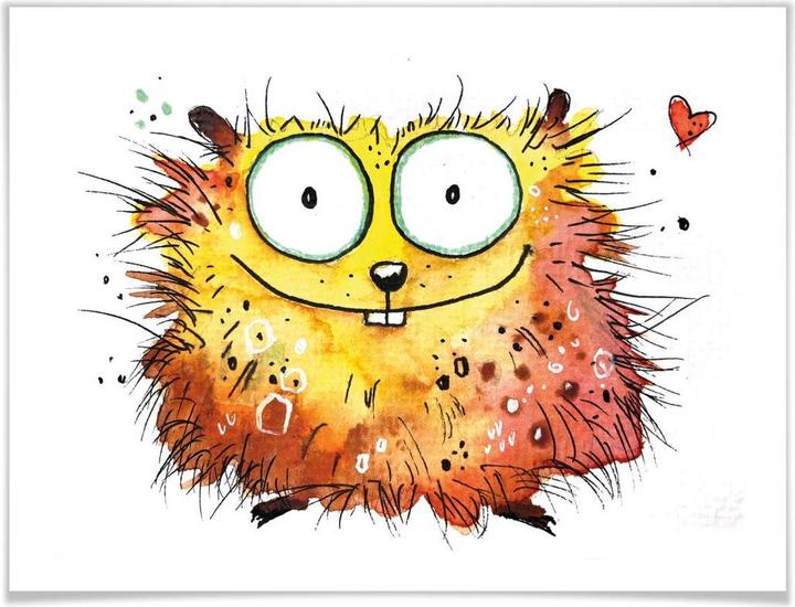 Produktbild Trenddeko Happy Hamster (50 x 40 cm)