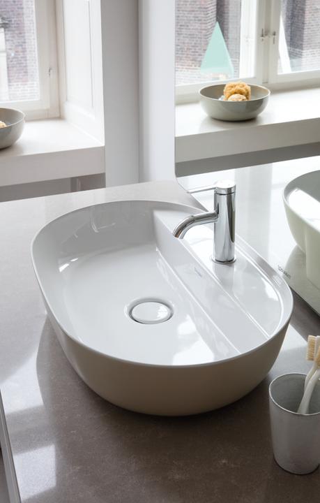 Actual product image Duravit Single lever basin mixer C.1 S without pop-up waste chrome