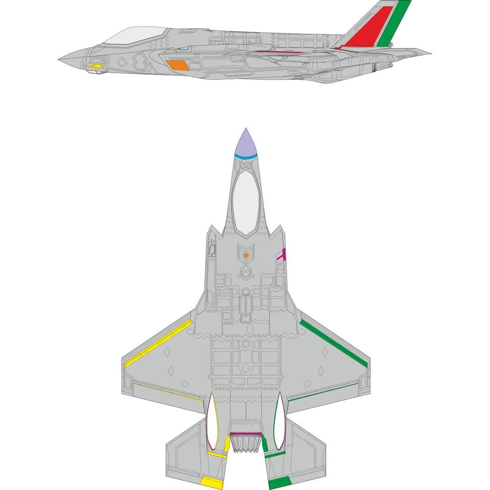 Eduard F-35A RAM coating late for Italeri