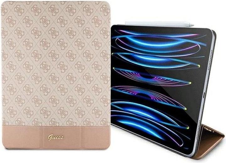 Actual product image Guess GUFCP12PS4SGP iPad Pro 12.9" ró?owy/pink 4G Stripe Allover (Apple iPad mini 2021, Apple iPad Pro 12.9 2020)