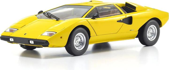 Kyosho Sportwagen Lamborghini Countach LP400, Gelb 1:18