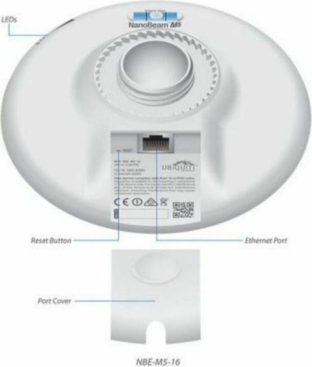 Actual product image Ubiquiti NanoBeam M, NBE-M5-16 (150 Mbit/s)