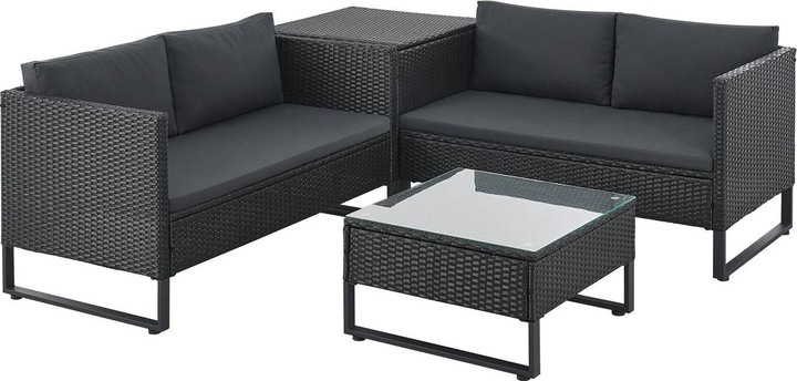 Actual product image Juskys Polyrattan Lounge