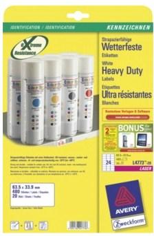 Produktbild Avery Wetterfeste Folien-Etiketten