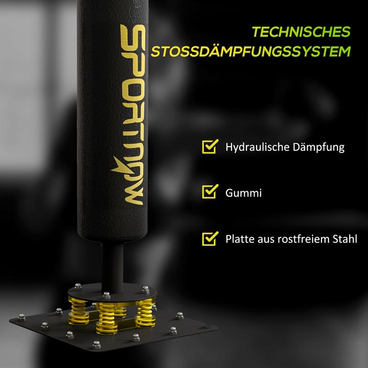 Produktbild SportNow Boxsack Stahl, Kunstleder Schwarz (107 cm)