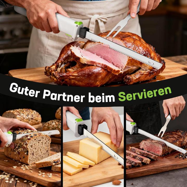 Produktbild Workpro Elektromesser Set mit Akku (20 cm)