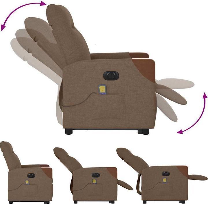 Produktbild vidaXL Massagesessel mit Aufstehhilfe