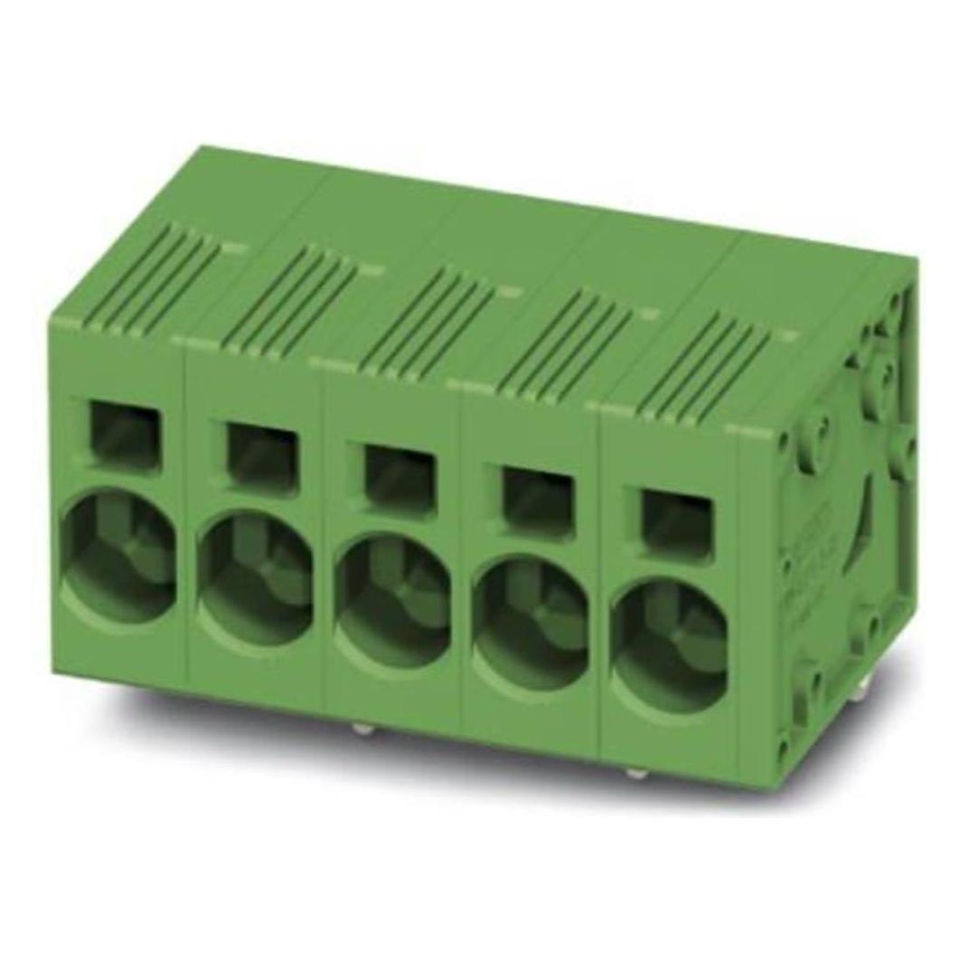 Phoenix Contact Verde Spt 5/ 4-H-7,5-Zb Morsettiera Pcb 6 Mm² Numero Di Poli 4 50 Pezzi, Cavo + Spina Elettrica,