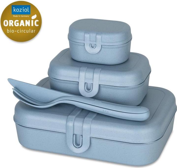 Immagine prodotto Koziol Lunchbox Pascal Ready 4 pezzi, Blu