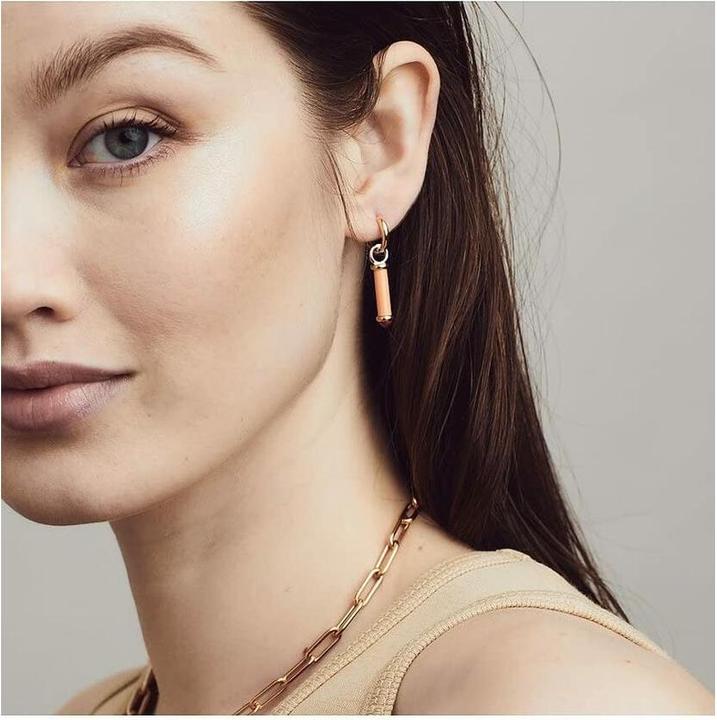 Produktbild Ti Sento Milano Einhänger für Creolen korallenpink bicolor 9234CP (925 Sterling Silber)