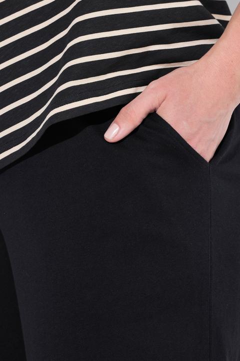 Immagine prodotto Ulla Popken Pigiama con righe, ricami, scollo a V e mezze maniche (42, 44)