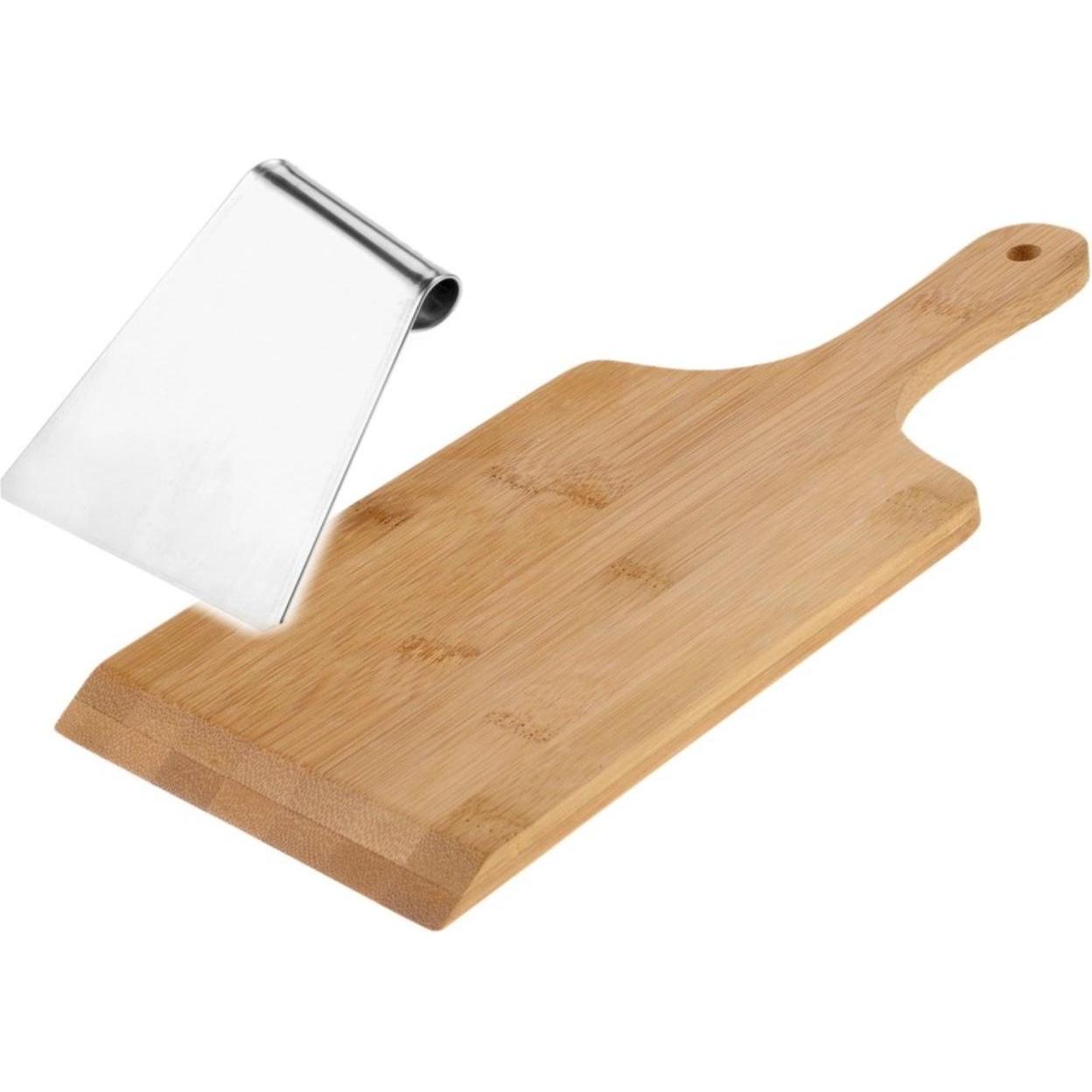 Westmark Spätzlebrett mit Schaber, Schneidebrett, Braun, Silber