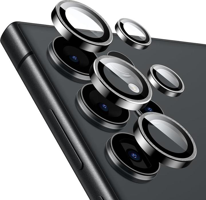 Image du produit ESR Protecteur d'appareil photo pour Samsung Galaxy S24 Ultra - Noir (1 pièce(s), Samsung Galaxy S24 Ultra)