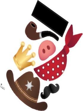 Actual product image Folia Party photo accessories (200 g/m², A4)