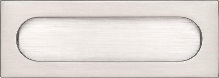 Produktbild Siro Muschelgriff Azan Breite 125 mm, Einlassmass 121 x 39 mm, ZN Edelstahl Effekt