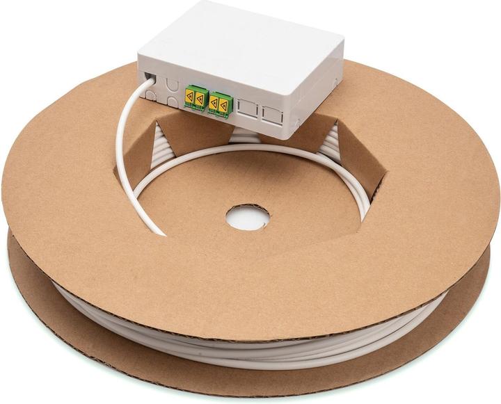 Digitus Fttx installation kit LC/APC pre-assembled/4-fibre/50m (50 m)
