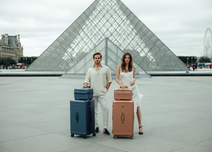 Image du produit Heys Luxe Trunk -matkalaukku, ruusukulta (110 l)