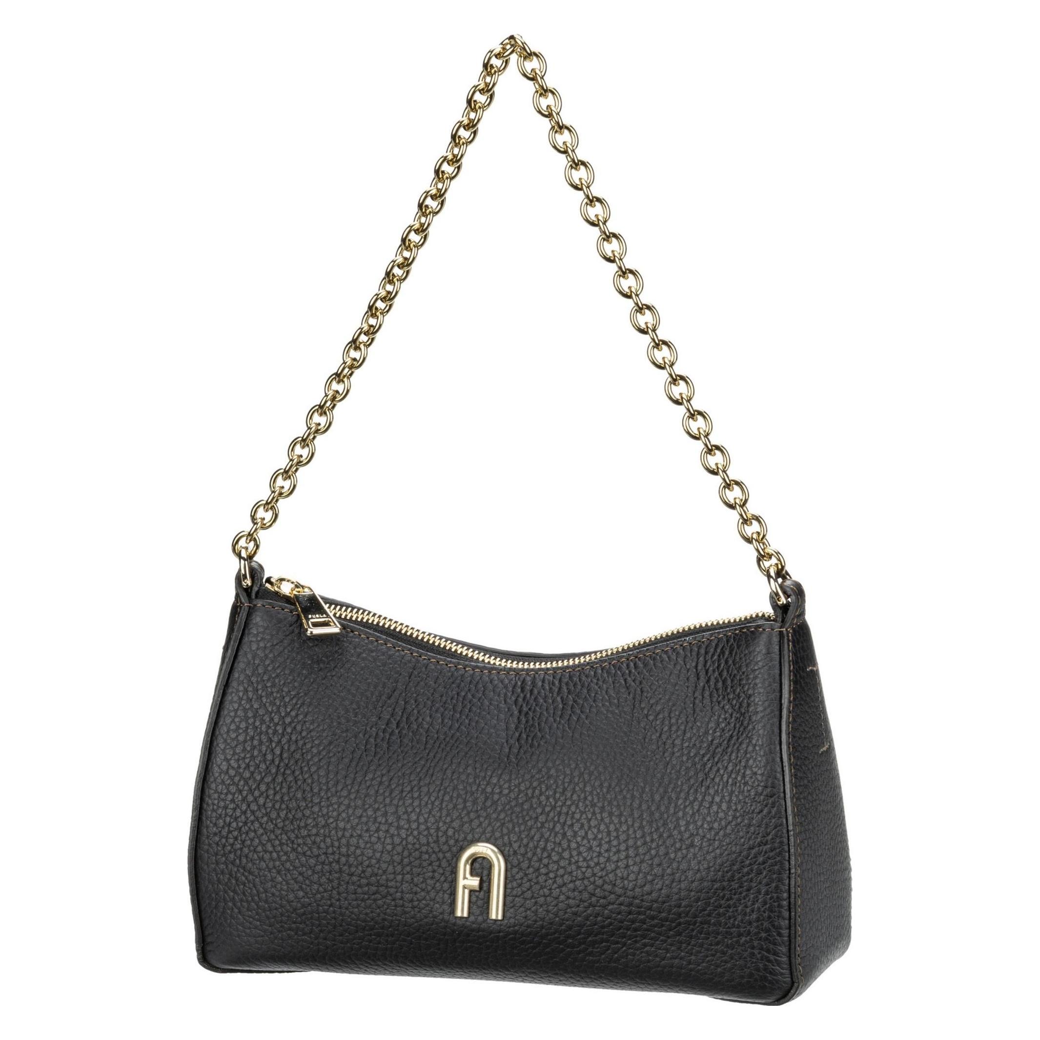 Furla, Damen, Handtasche, Umhängetasche Primula Mini Crossbody Bag Double, Schwarz