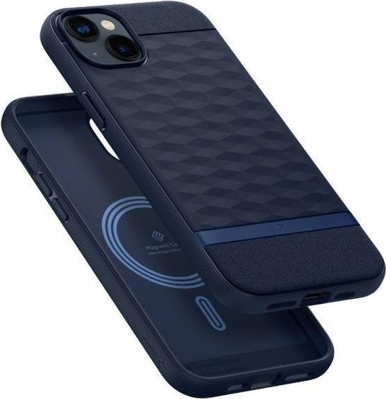 Actual product image Caseology Parallax Magsafe Case for Apple iPhone 14 Plus - midnight blue (Apple iPhone 14 Plus)