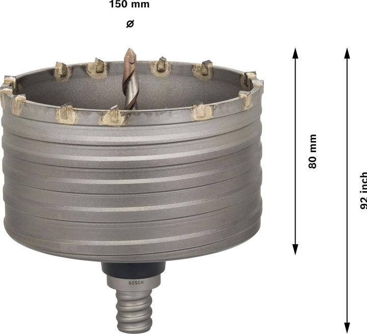 Produktbild Bosch Professional Zubehör PRO SDS max-5 Core Cutter, 150 x 80 x 92 mm (150 mm)