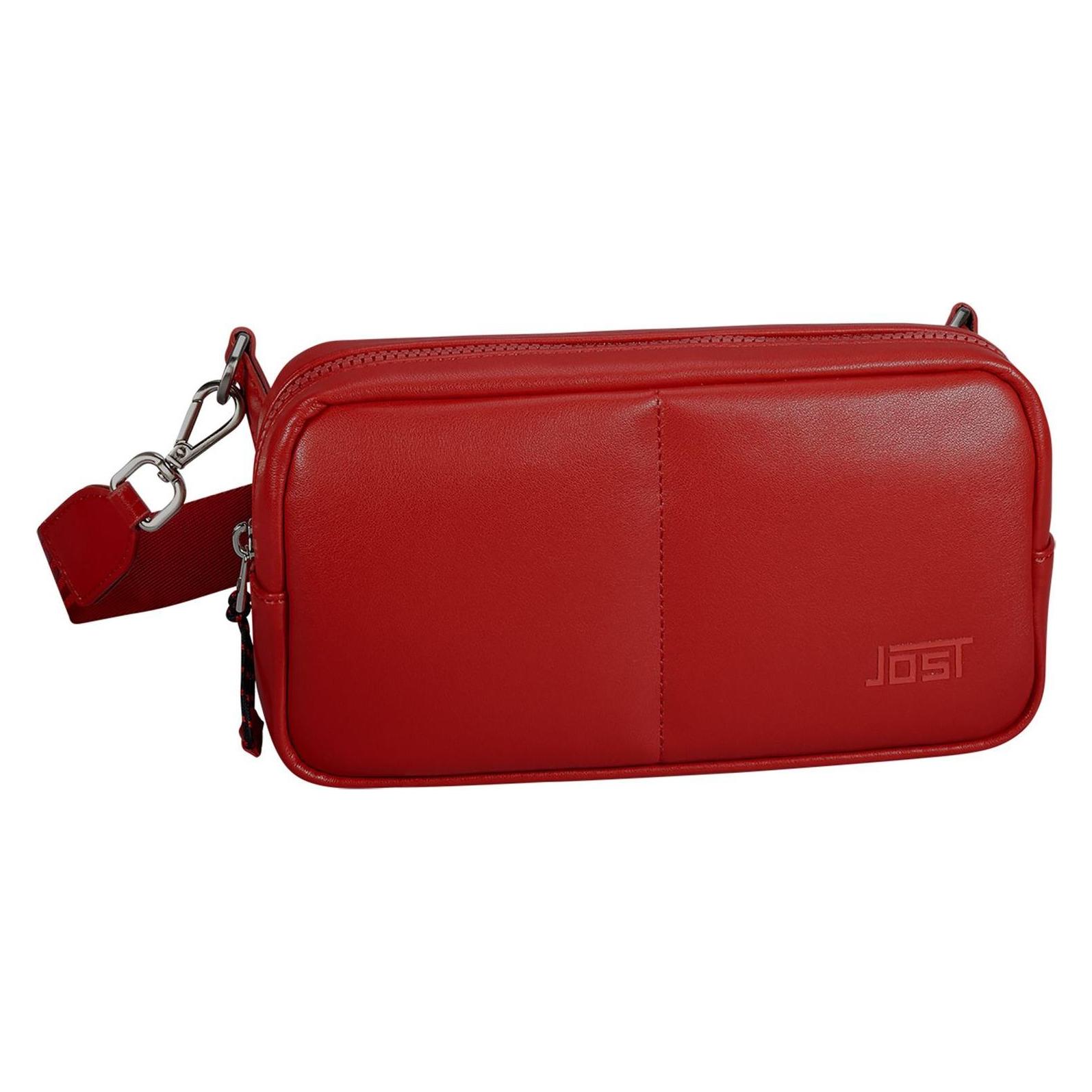 Jost, Unisex, Handtasche, Lovisa Crossover Bag, Rot