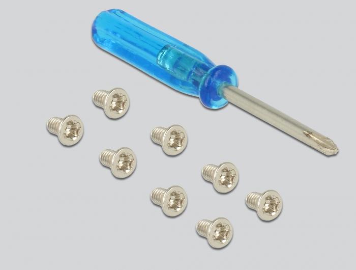 Actual product image Delock M.2 to U.2 Housing 2.5" 9.5mm
