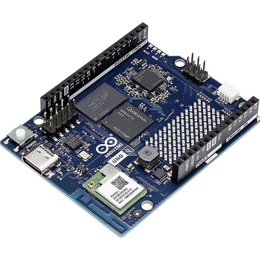 Arduino Entwicklerboard Uno Q 4GB, Scheda + Kit di sviluppo