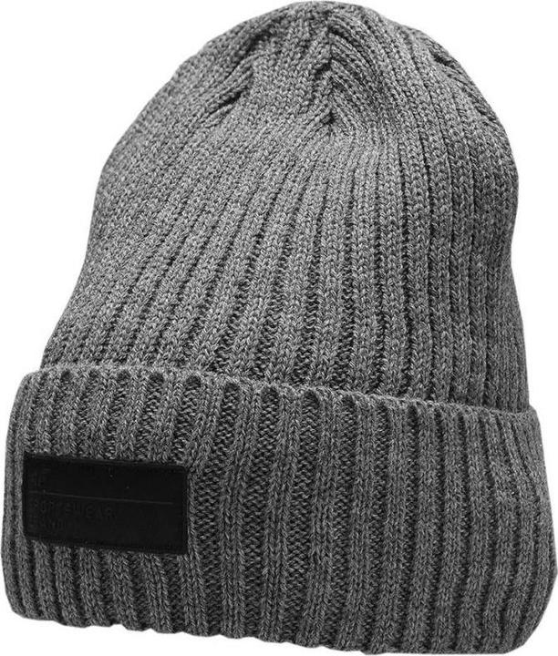 4F Czapka Herren Mittelgrau Melange H4Z22 CAM013 24M (M)