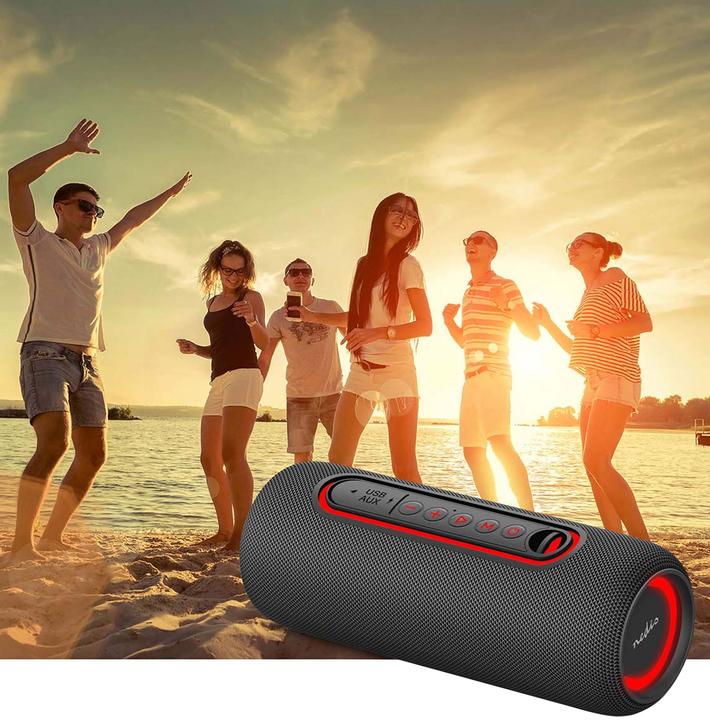 Actual product image Nedis Bluetooth speaker - max. battery life: 4 hours - Handheld - 30 W - Stereo - Built-in (4 h)
