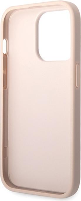 Actual product image Guess GUHCP15X4GMGPI iPhone 15 Pro Max 6.7" różowy/pink hardcase 4G Big Metal Logo (Apple iPhone 15 Pro Max)