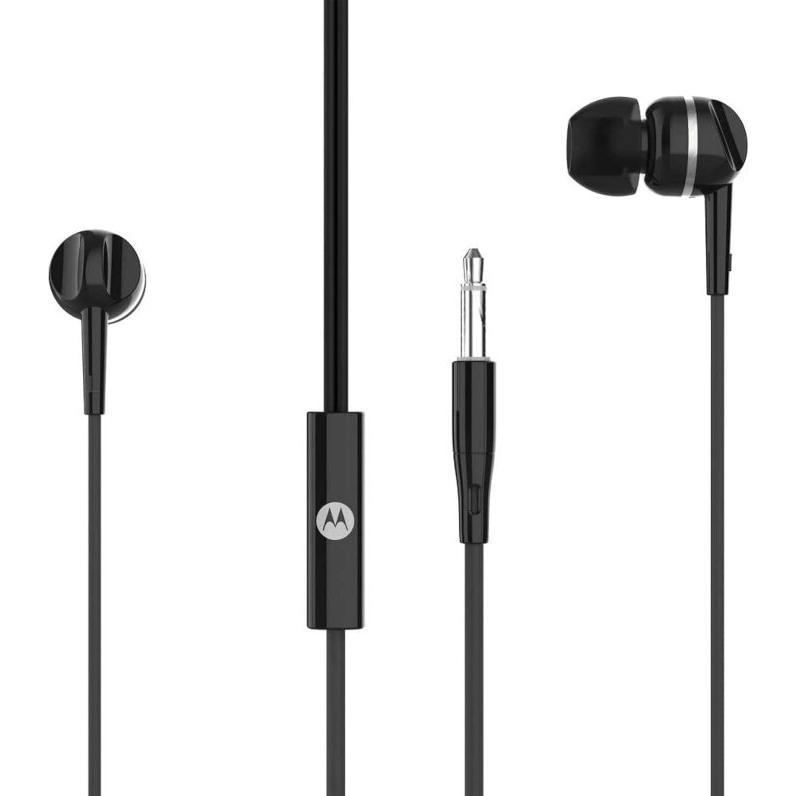 Motorola Pace 105 In-Ear Stereo Kopfhörer black (Kabelgebunden), Kopfhörer, Schwarz