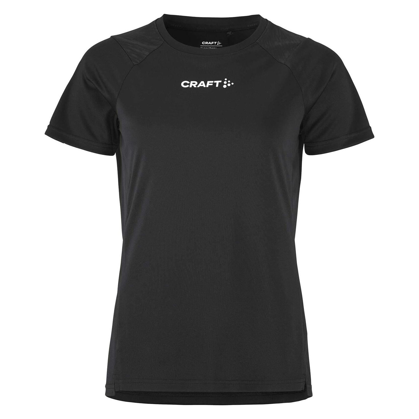 Craft, Damen, Sportshirt, Rush 2.0 Ss Tee W (Xl), Schwarz, Xl