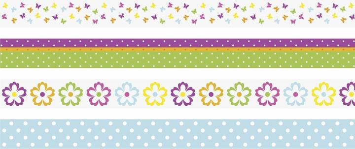 Image du produit Heyda Washi Tape fleurs multicolore